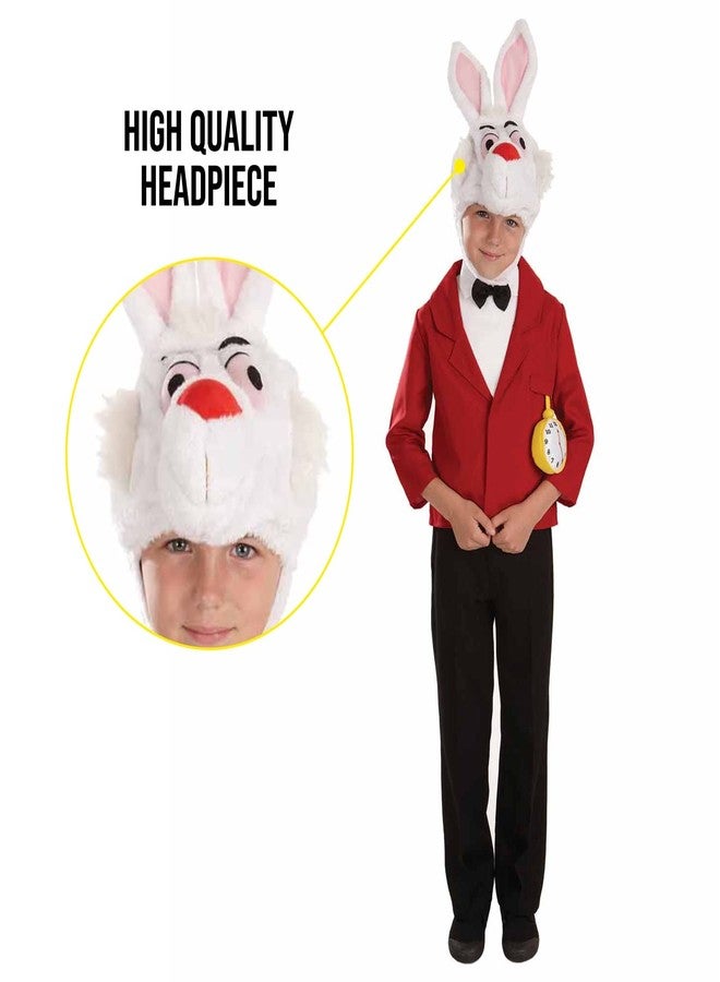 فن شاك زي الأرنب الأبيض للأطفال من فن شاك، زي أرنب للأولاد والبنات، زي أرنب لطيف للأطفال للعب والتنكر، صغير - Image 4